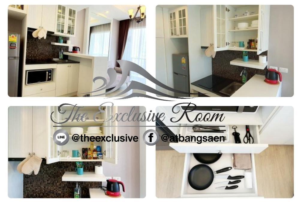 Apartamento Cozy Near Beach 200M With Toproof Pool At Patio Bangsaen Exterior foto